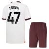 Maglia ufficiale Manchester City Foden 47 Trasferta 2023-24 per Bambino